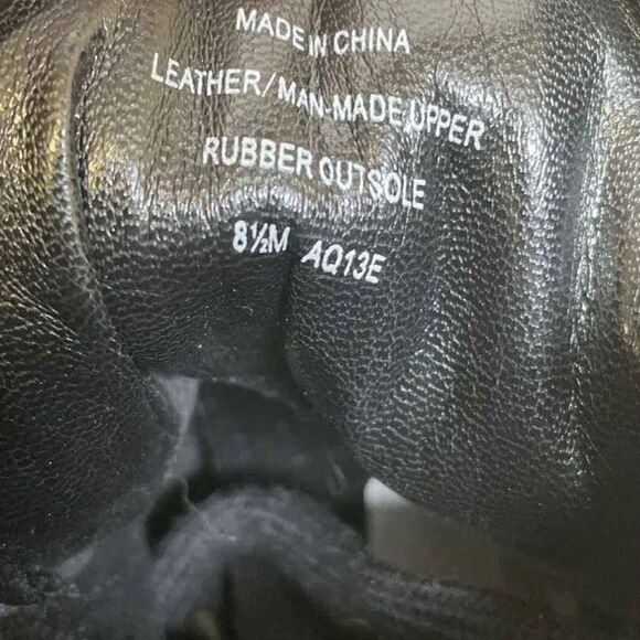 Michael Kors Designer Aq13e Women's Black High-Top Sneakers - Size 8.5 - Picture 6 of 6